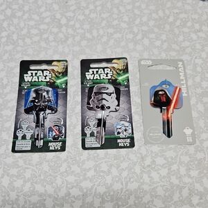 Collectible Star Wars House Keys Darth Vader Stormtrooper First Order